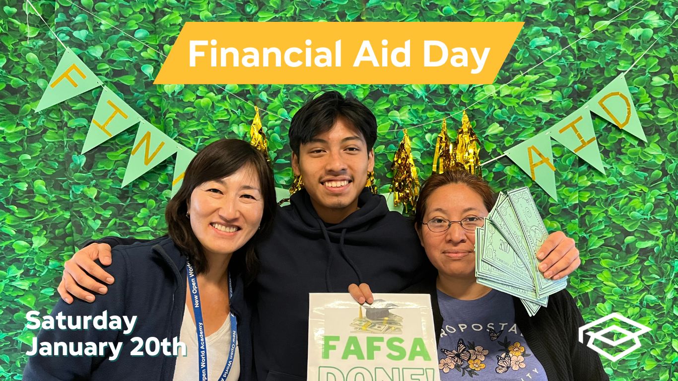 Financial Aid Day is almost here.