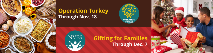 NVFS' Operation Turkey and Gifting for Families Needs YOU!