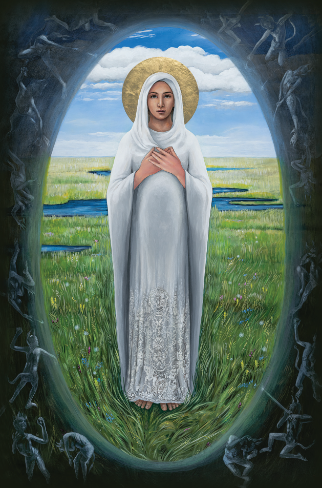 Mary, Shiel of Peace Image